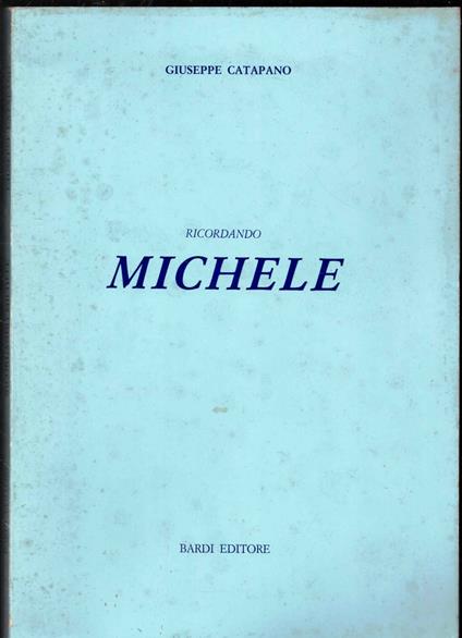 Ricordando Michele - copertina