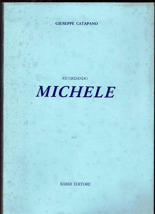 Ricordando Michele - copertina