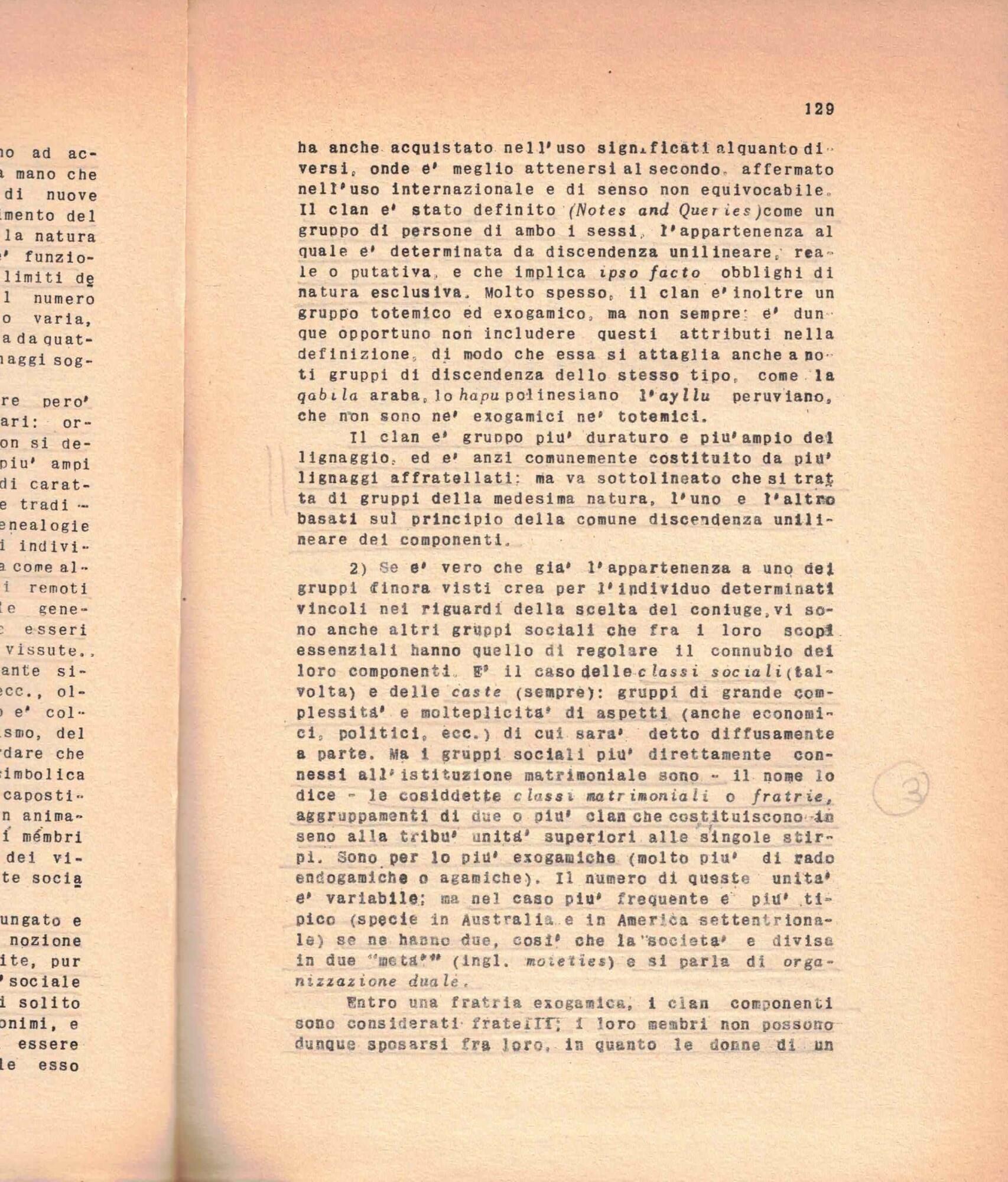 Principi di etnologia - morfologia delle istituzioni sociali