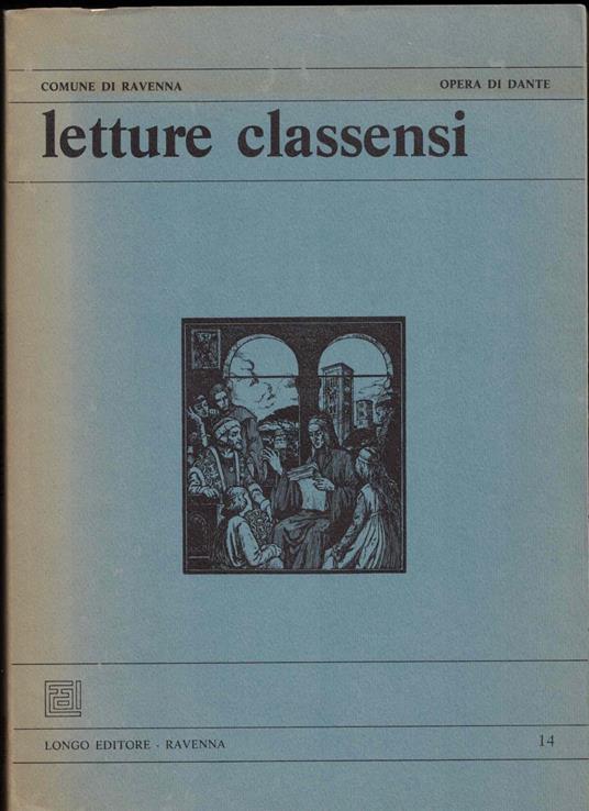 Letture classensi Volume 14 - Gian Luigi Beccaria - copertina