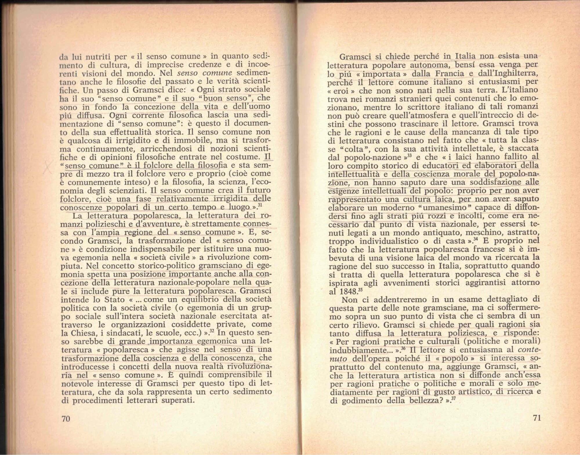 Gramsci e i problemi letterari
