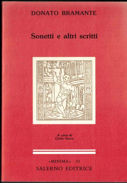 Sonetti e altri scritti - copertina