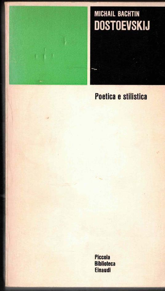 Dostoevskij - Michail Bachtin - copertina