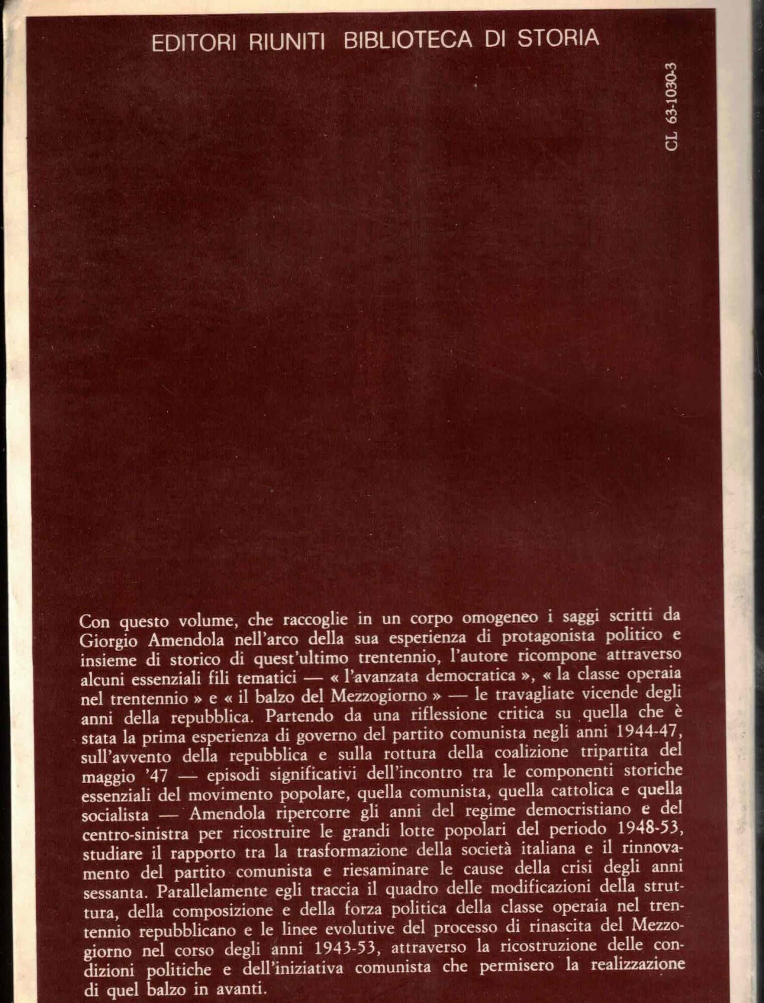 Gli anni della Repubblica
