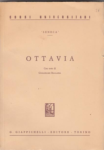 Ottavia - L. Anneo Seneca - copertina