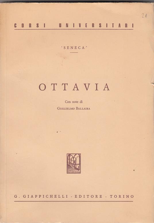 Ottavia - L. Anneo Seneca - copertina