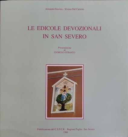 Le edicole devozionali in San Severo - copertina