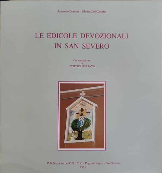 Le edicole devozionali in San Severo - copertina
