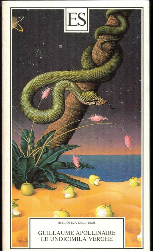 Le undicimila verghe - Guillaume Apollinaire - copertina