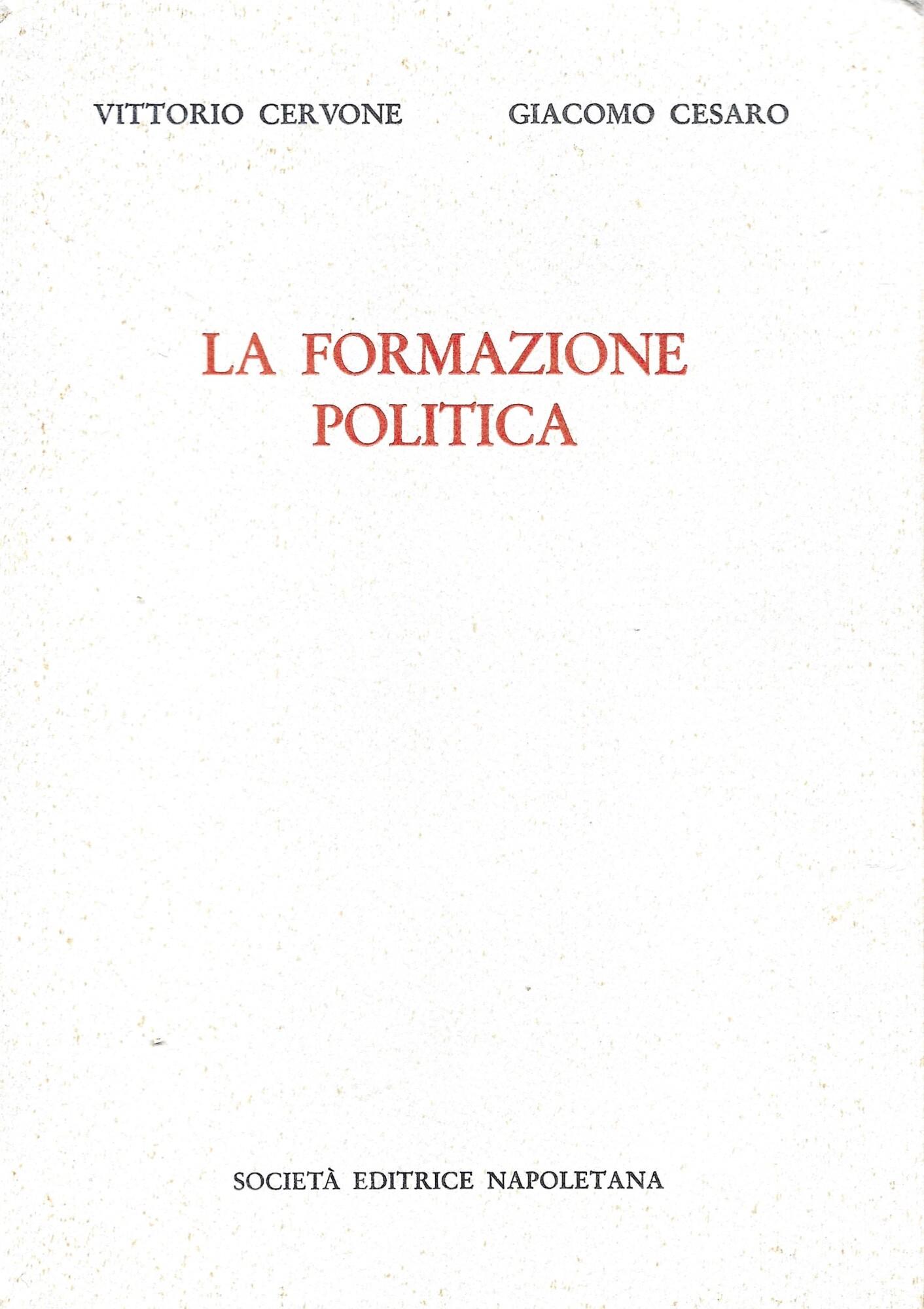 La Formazione Politica