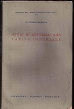 Studi di letteratura latina imperiale