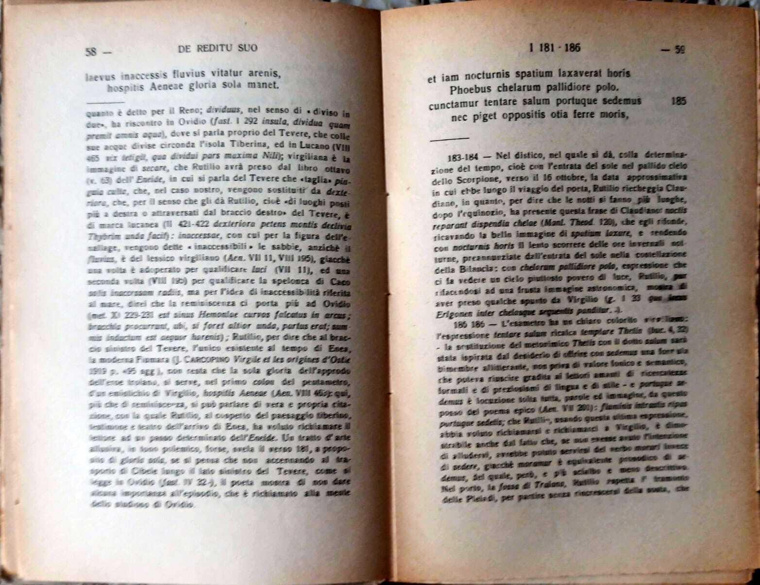 De Reditu suo commento filologico-semantico