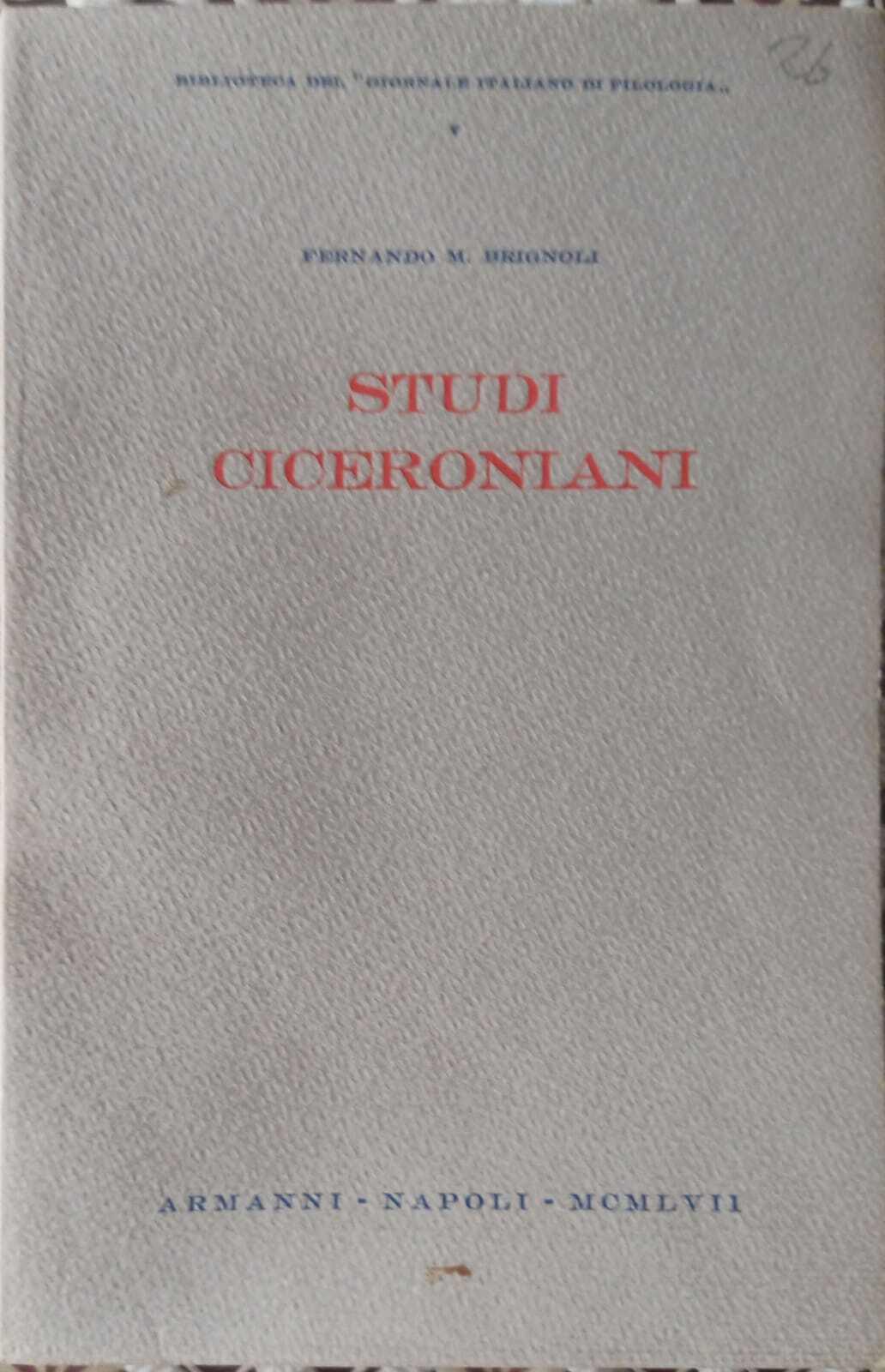 Studi ciceroniani