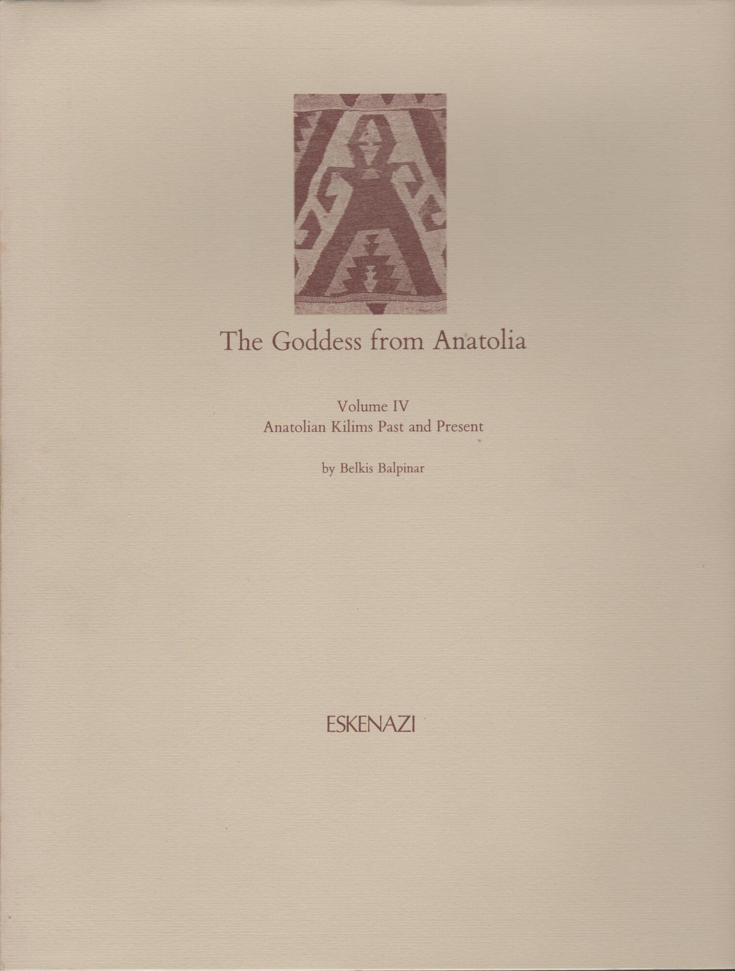 The Goddess from Anatolia 4 voll