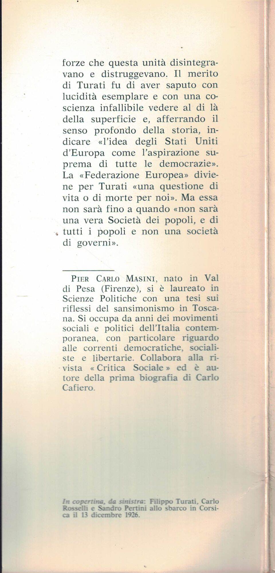 Per gli stati uniti d'Europa