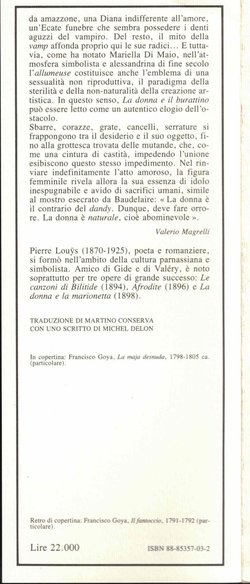 La donna e il burattino