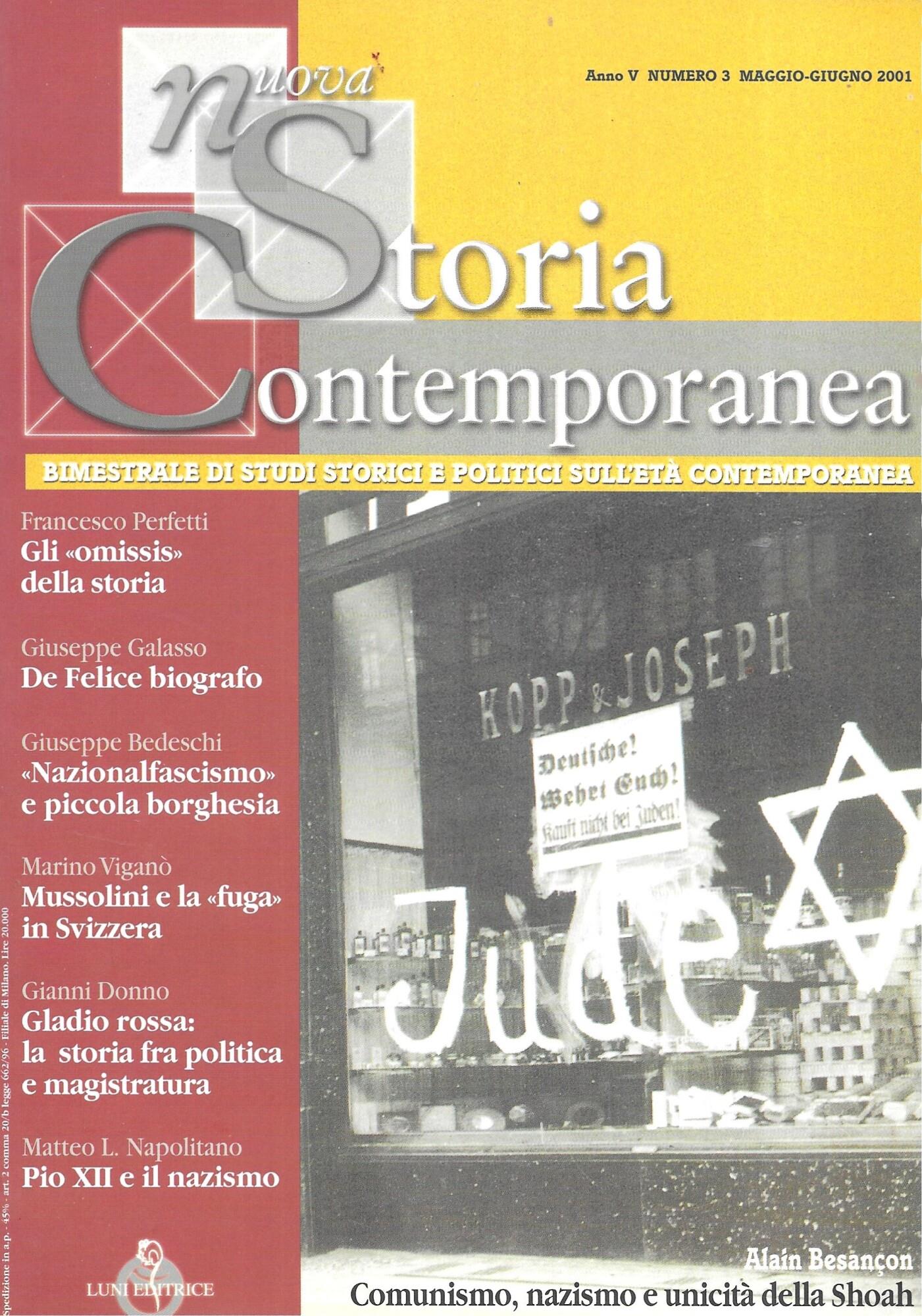 LA NUOVA STORIA CONTEMPORANEA - ANNO V - Annata completa 6 numeri -