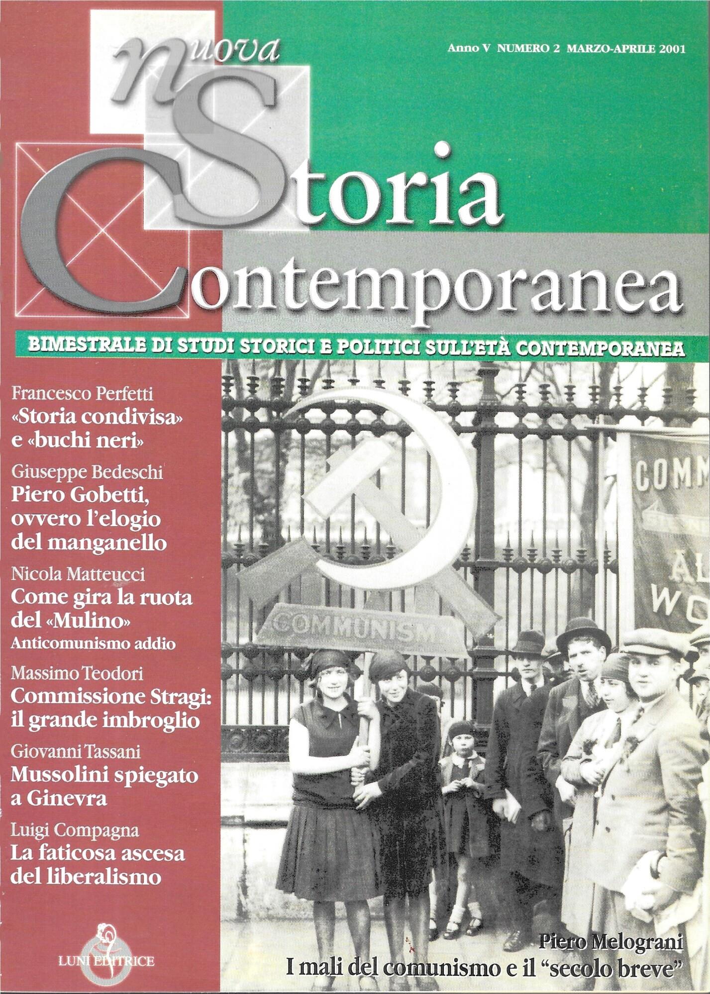 LA NUOVA STORIA CONTEMPORANEA - ANNO V - Annata completa 6 numeri -