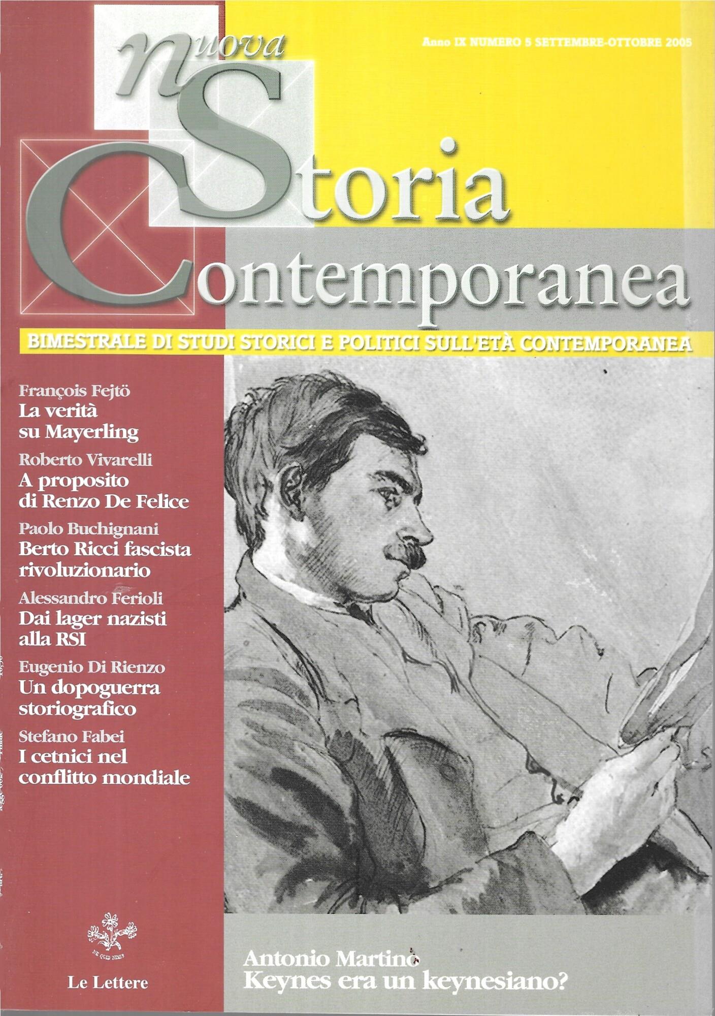 LA NUOVA STORIA CONTEMPORANEA - ANNO IX Annata completa 6 numeri -