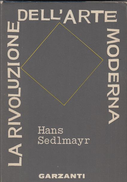 La rivoluzione dell'arte moderna - Hans Sedlmayr - copertina