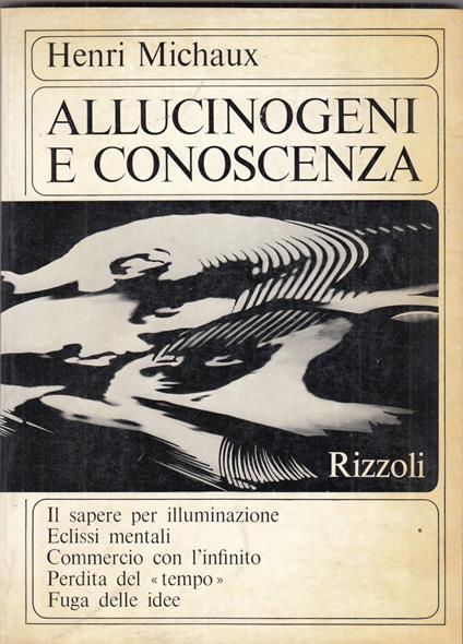 Allucinogeni e conoscenza - Henri Michaux - copertina