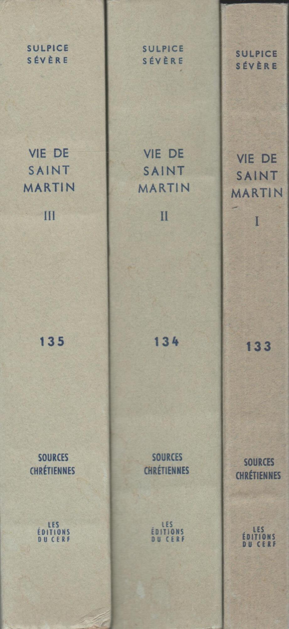 VIE DE SAINT MARTINA Vol I-II-III