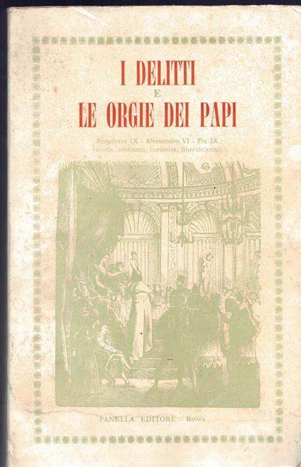 I delitti e le orgie dei papi - copertina
