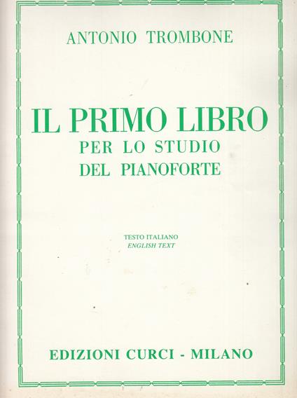 Il primo libro per lo studio del pianoforte - copertina