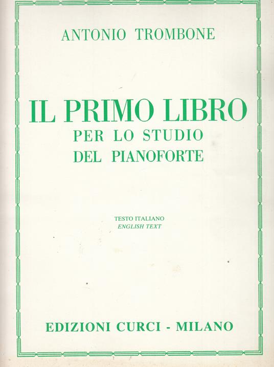 Il primo libro per lo studio del pianoforte - copertina