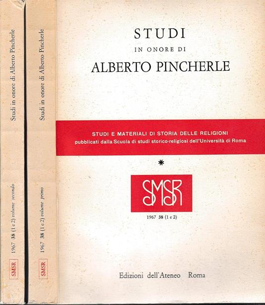 Studi in onore di Alberto Pincherle 2 volumi - copertina