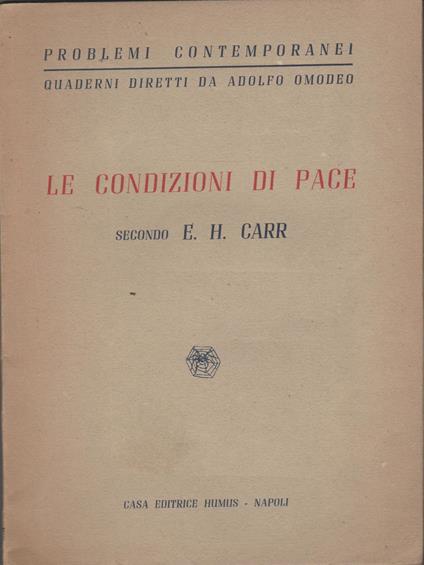 Le condizioni di pace - copertina