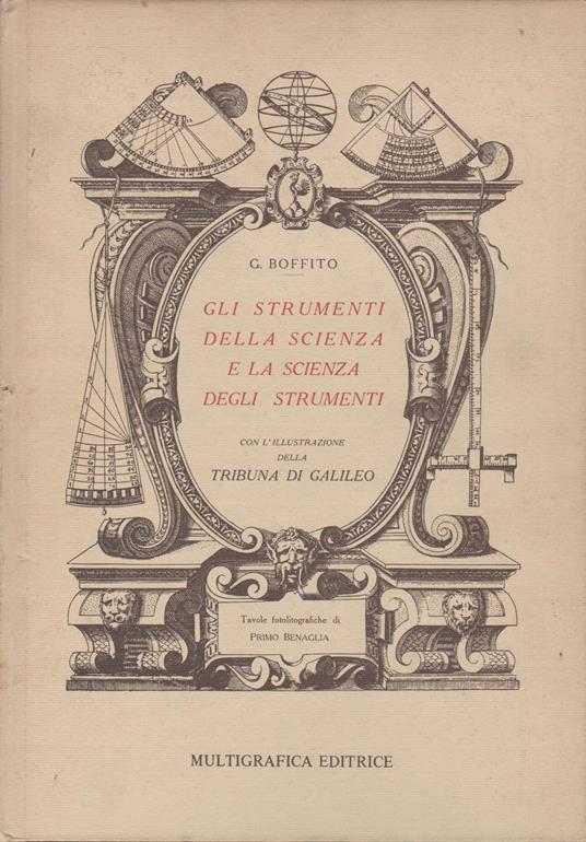 Gli strumenti della scienza e la scienza degli strumenti - Giuseppe Boffito - copertina