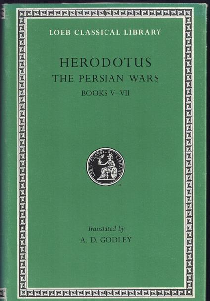The Persian Wars, Volume III: Books V-VII - copertina