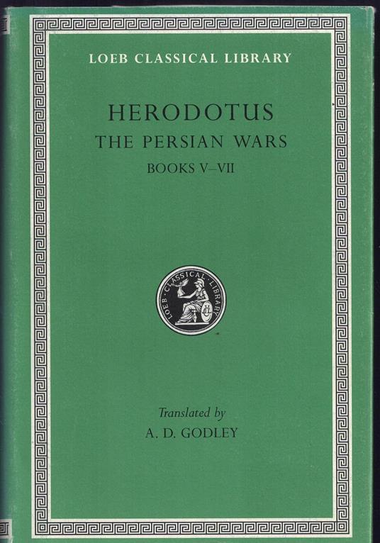 The Persian Wars, Volume III: Books V-VII - copertina