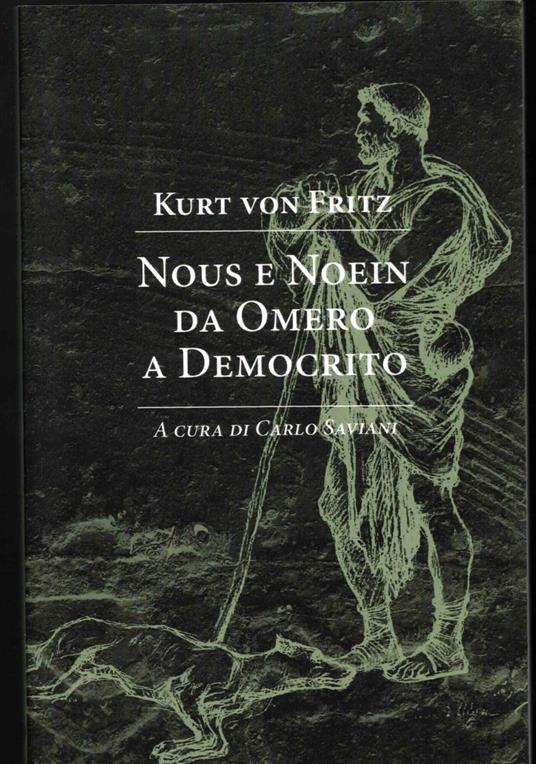 Nous e noein da Omero a Democrito - copertina