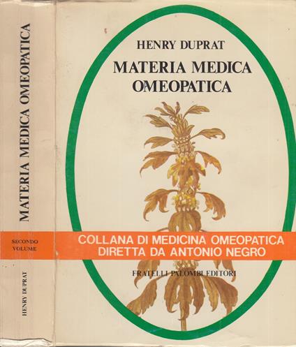 Materia medica omeopatica. Volume 2 - copertina