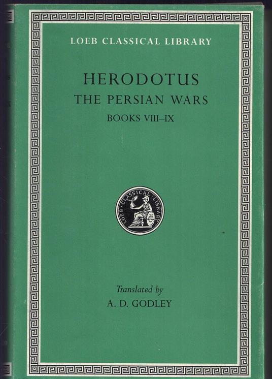 Herodotus the persian wars book VIII-IX - copertina
