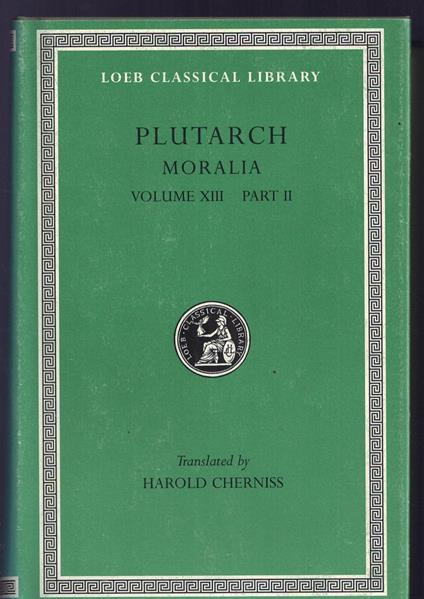 Plutarch's Moralia: Part Two : Stoic Essays: XIII - Plutarco - copertina