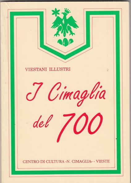 I Cimaglia del '700 - copertina