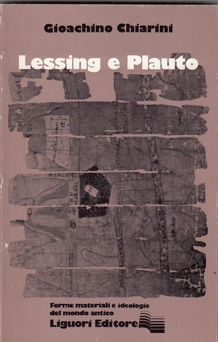 Lessing e Plauto - Gioachino Chiarini - copertina
