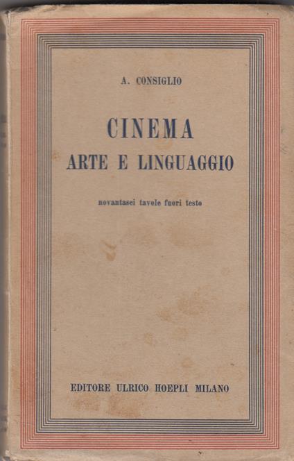 Cinema - Arte e Linguaggio - copertina