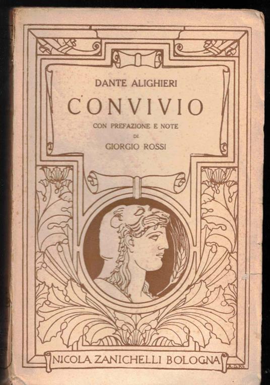 Convivio - Dante Alighieri - copertina