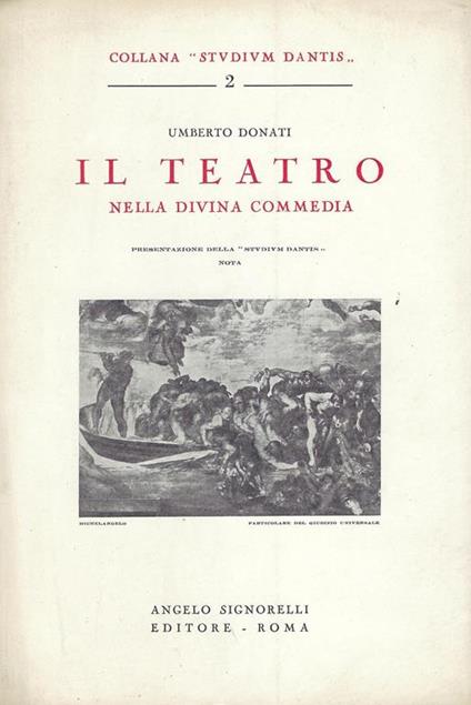 Il teatro nella Divina Commedia - Umberto Di Donato - copertina