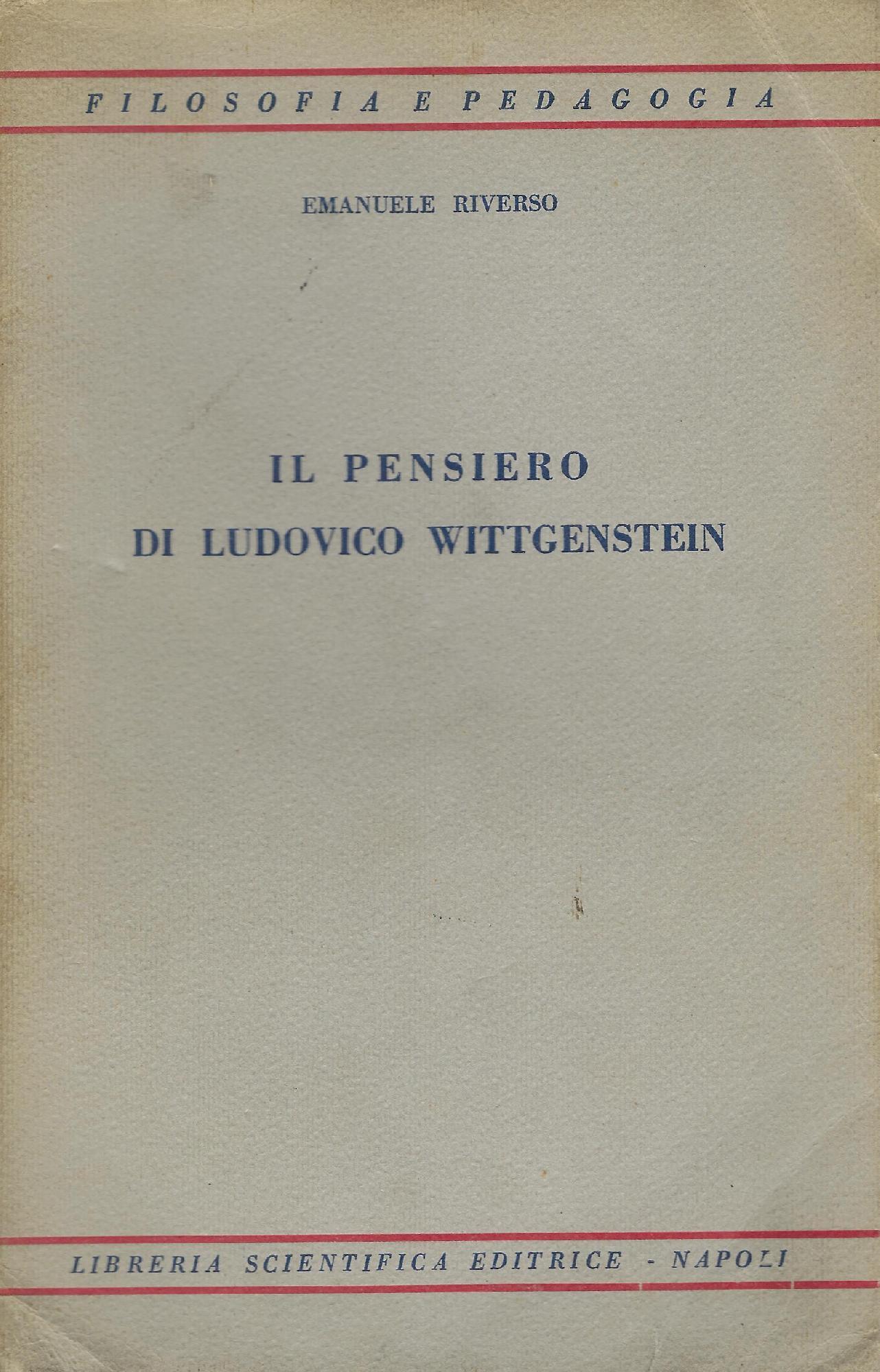 Il pensiero di Ludovico Wittgenstein
