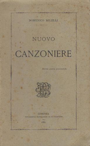 Nuovo canzoniere - Domenico Milelli - copertina