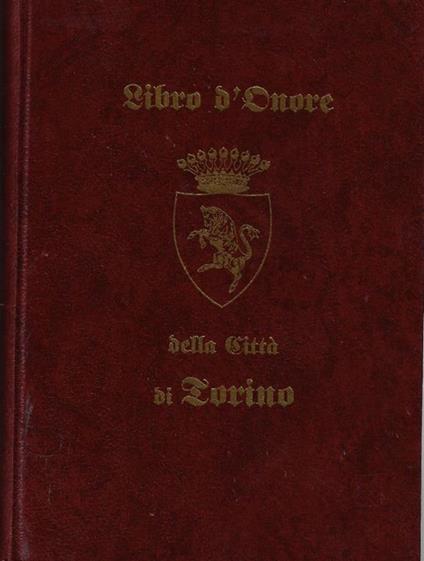 Libro d'onore della città di Torino - copertina