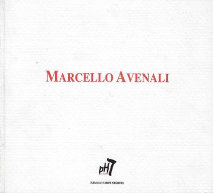 Marcello Avenali: 1912-1981: opera informale - copertina