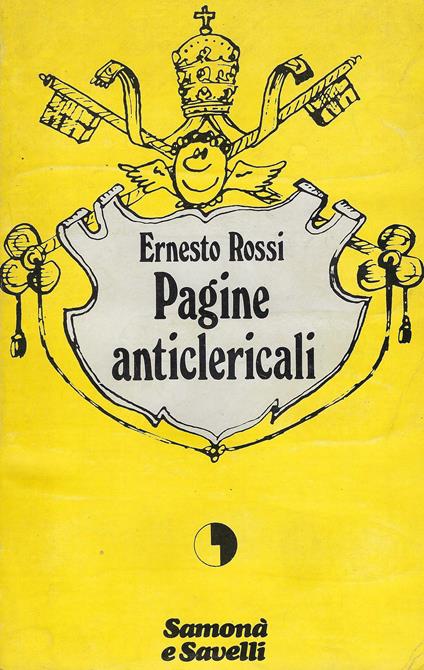 Pagine anticlericali - Ernesto Rossi - copertina