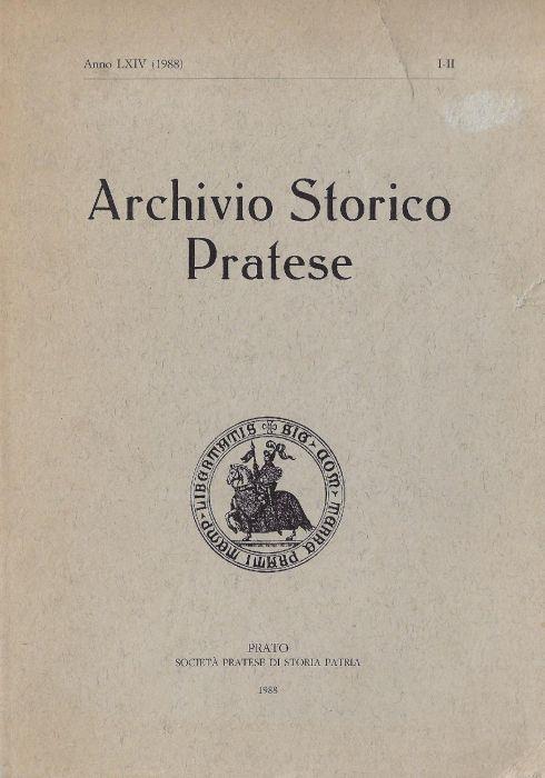 Archivio storico pratese - copertina