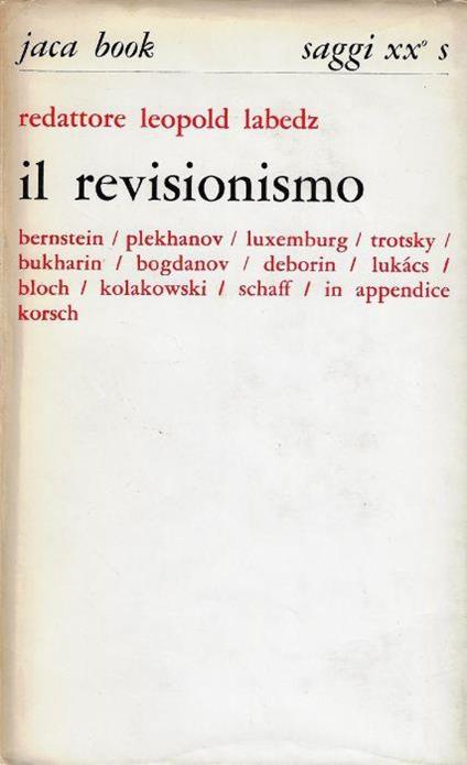 Il revisionismo - copertina